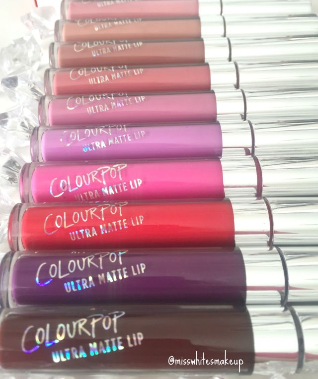 Colourpop Ultra Matte Lip Giveaway Swatches Haul Review